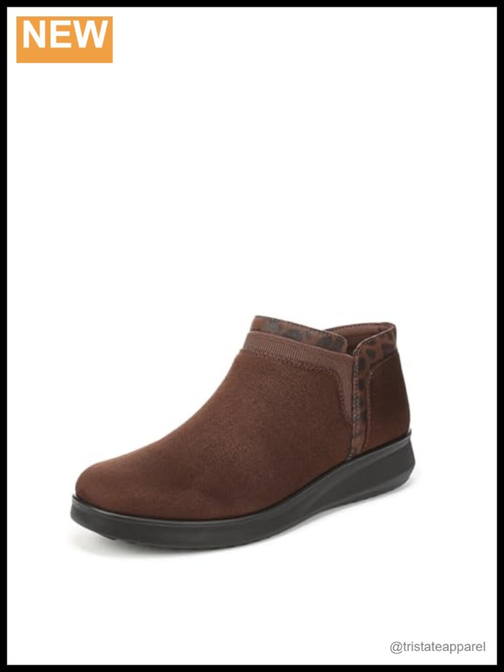 Women's Machine Washable Ankle Booties with Side Zipper - Microsuede 4-Way